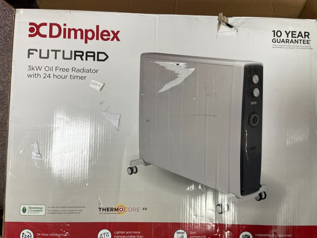 Dimplex FutuRad 3kW Oil Free Radiator w/ 24hr Mechanical Timer FUTM3TSTI Heater