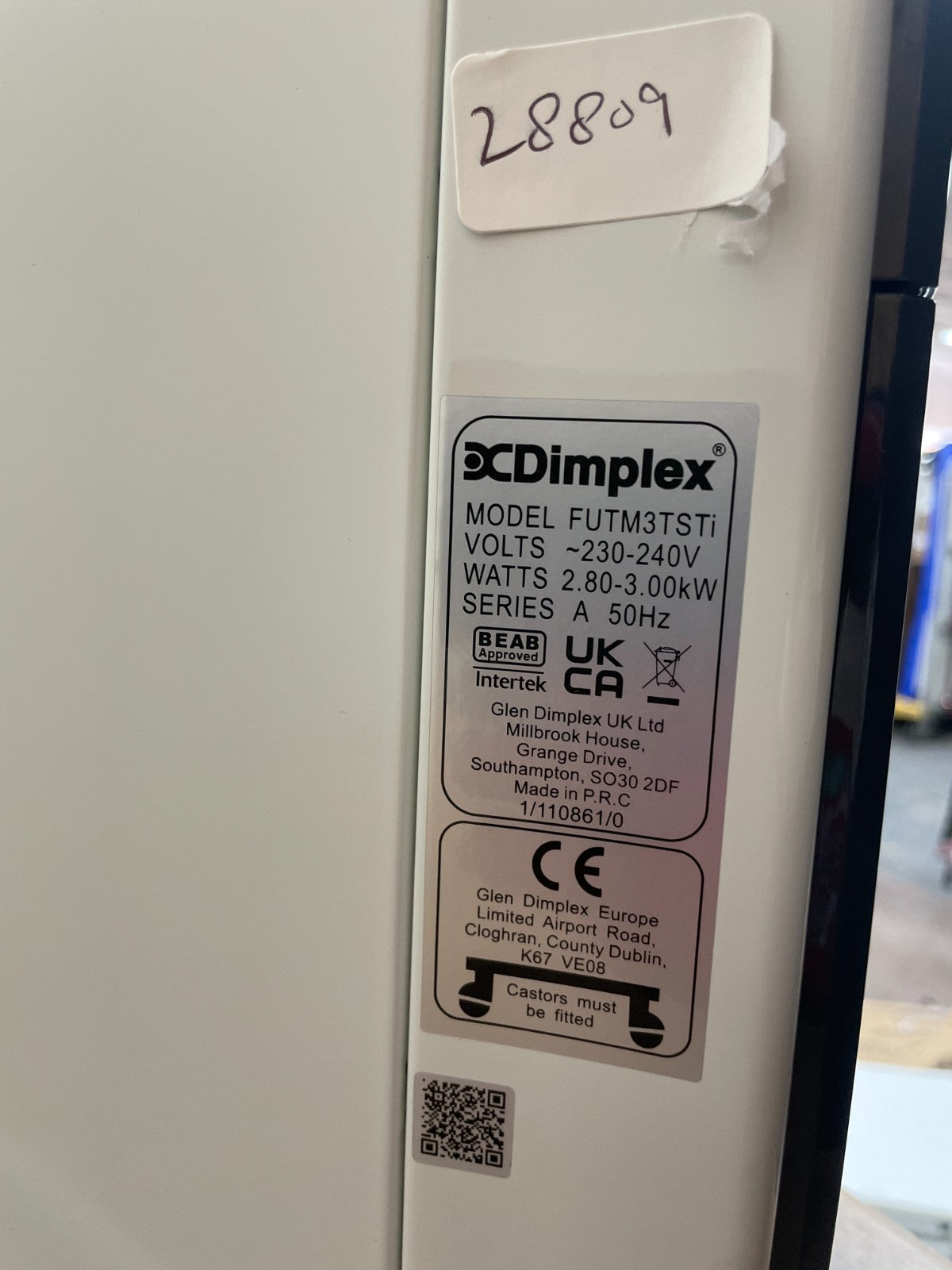 Dimplex FutuRad 3kW Oil Free Radiator w/ 24hr Mechanical Timer FUTM3TSTI Heater