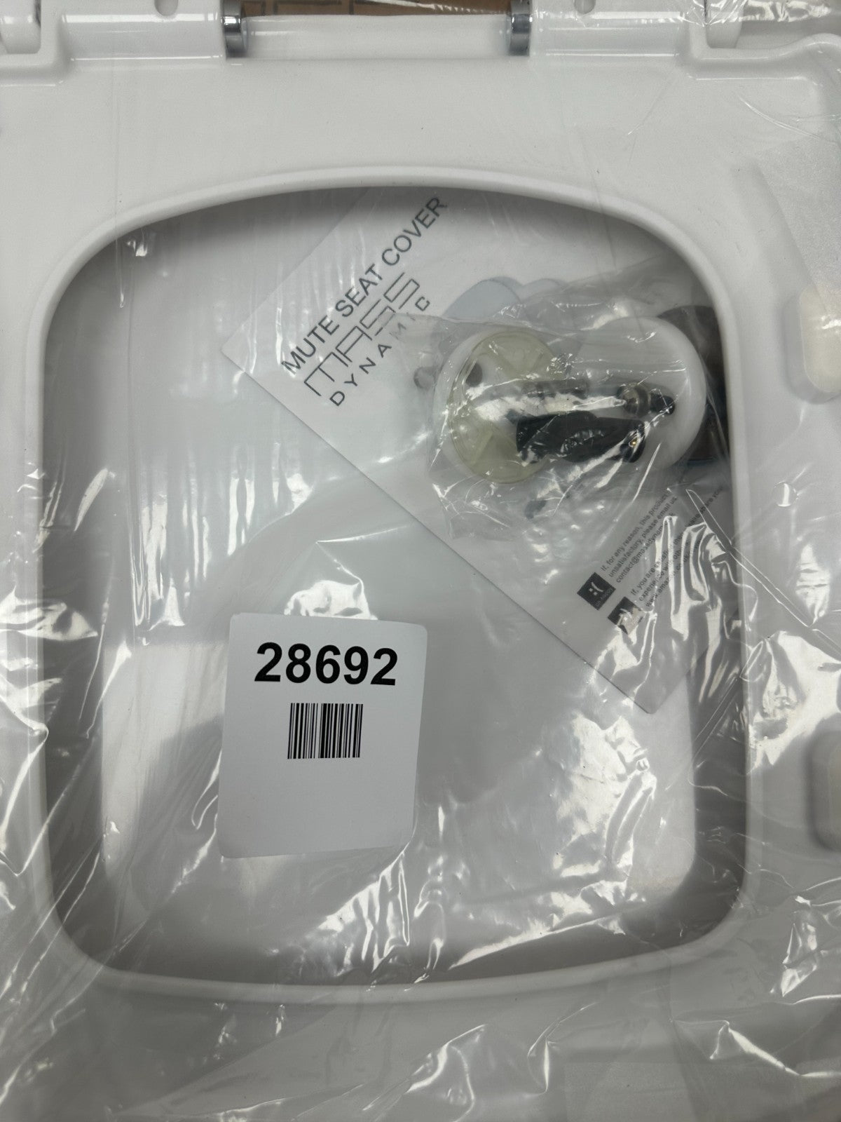 Mass dynamic mute toilet seat cover soft touch