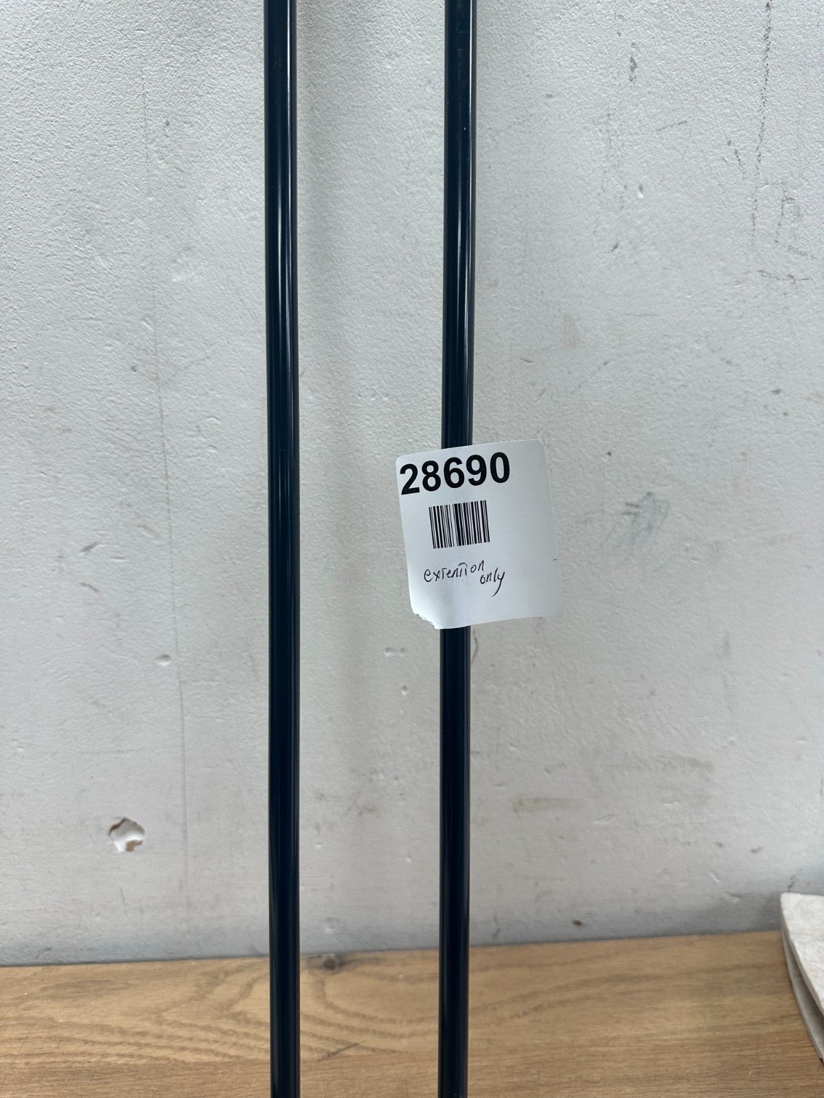 hauck 21 cm Safety Gate Extension, Black - with Connectors for Pressure Fit Door
