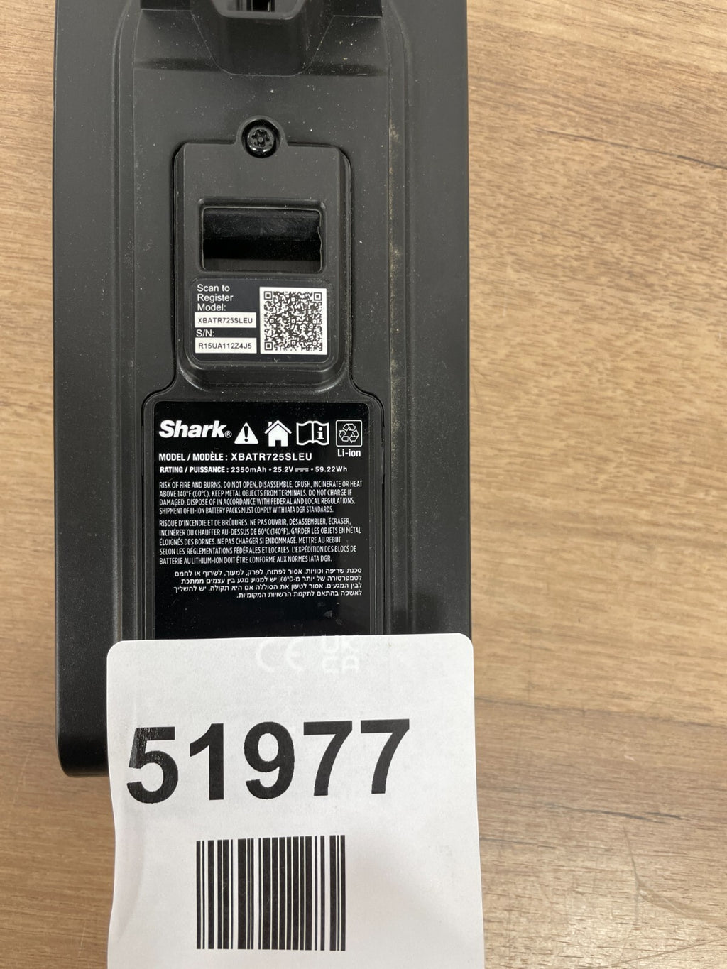 Shark Battery  XBATR725SLEU