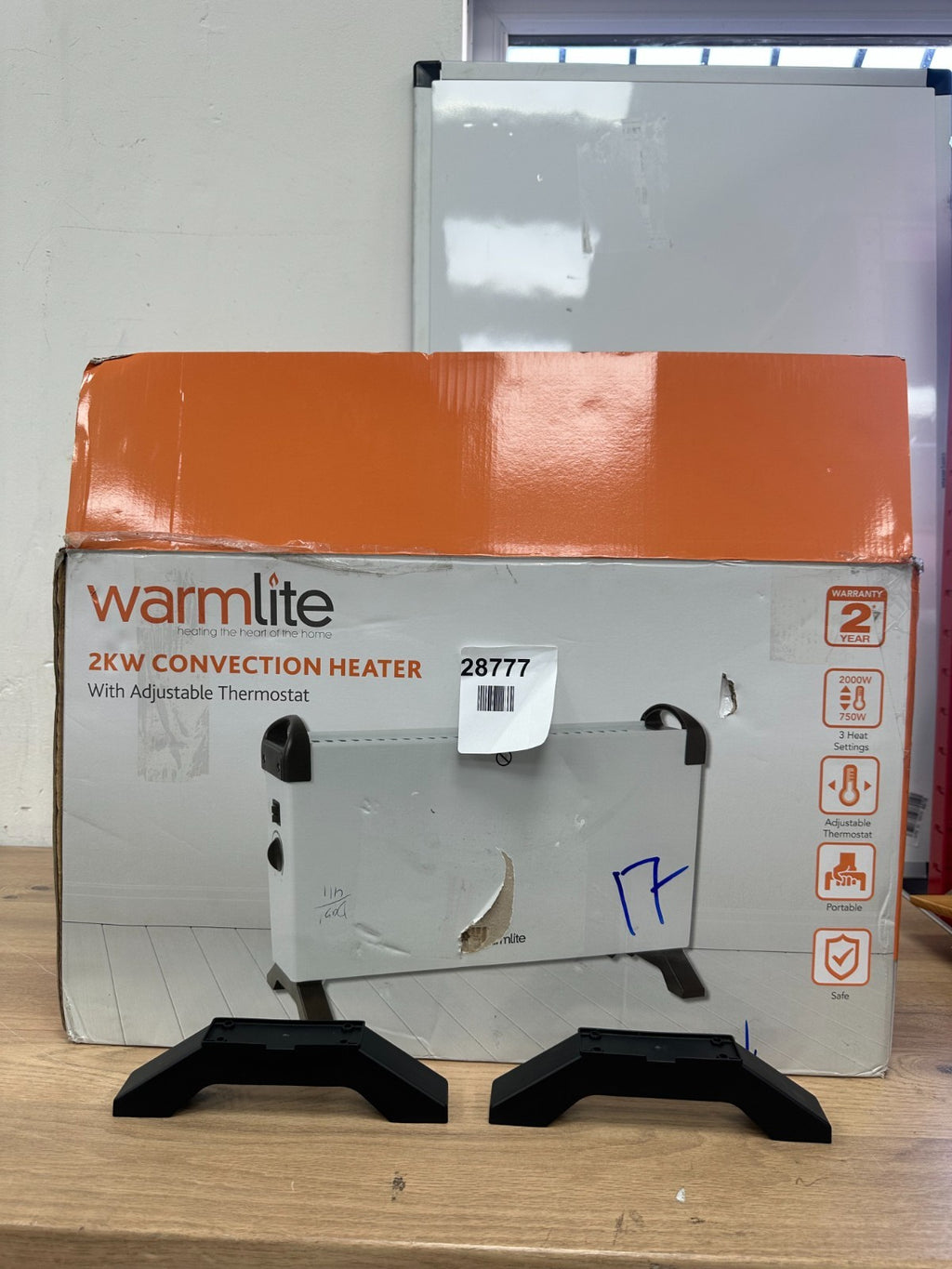Warmlite WL41007 2000W Convection Heater - White