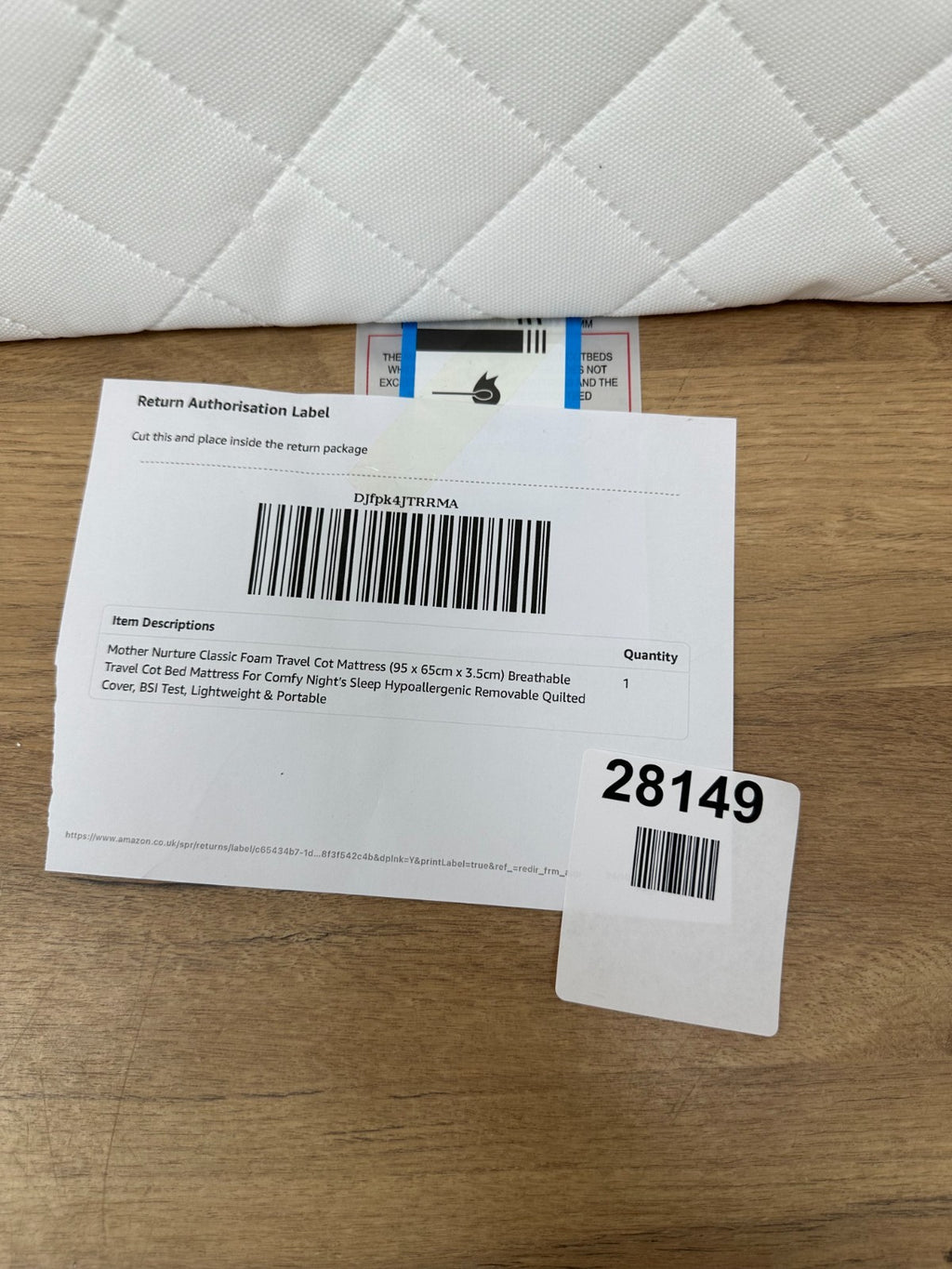 Mother Nurture Mattress NN18 8AG