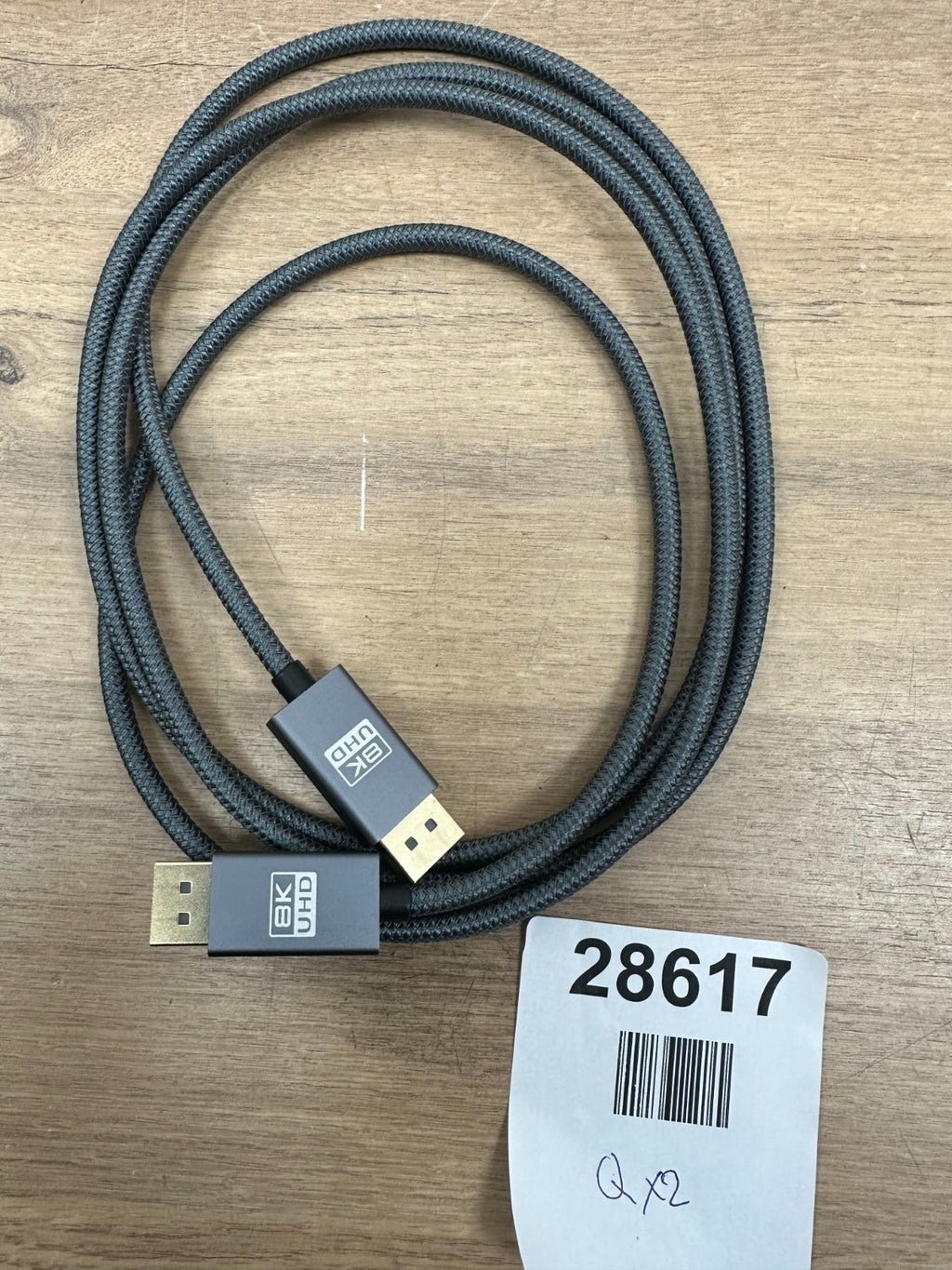 8K DisplayPort Cable