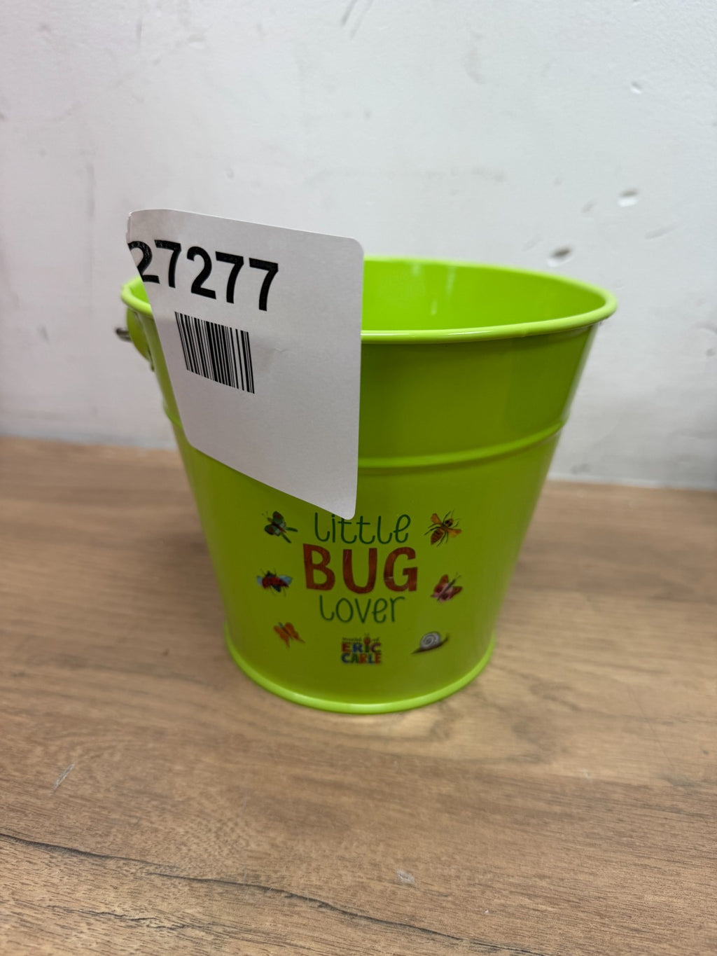 Eric carleThe Very Hungry Caterpillar Children's Metal Bucket