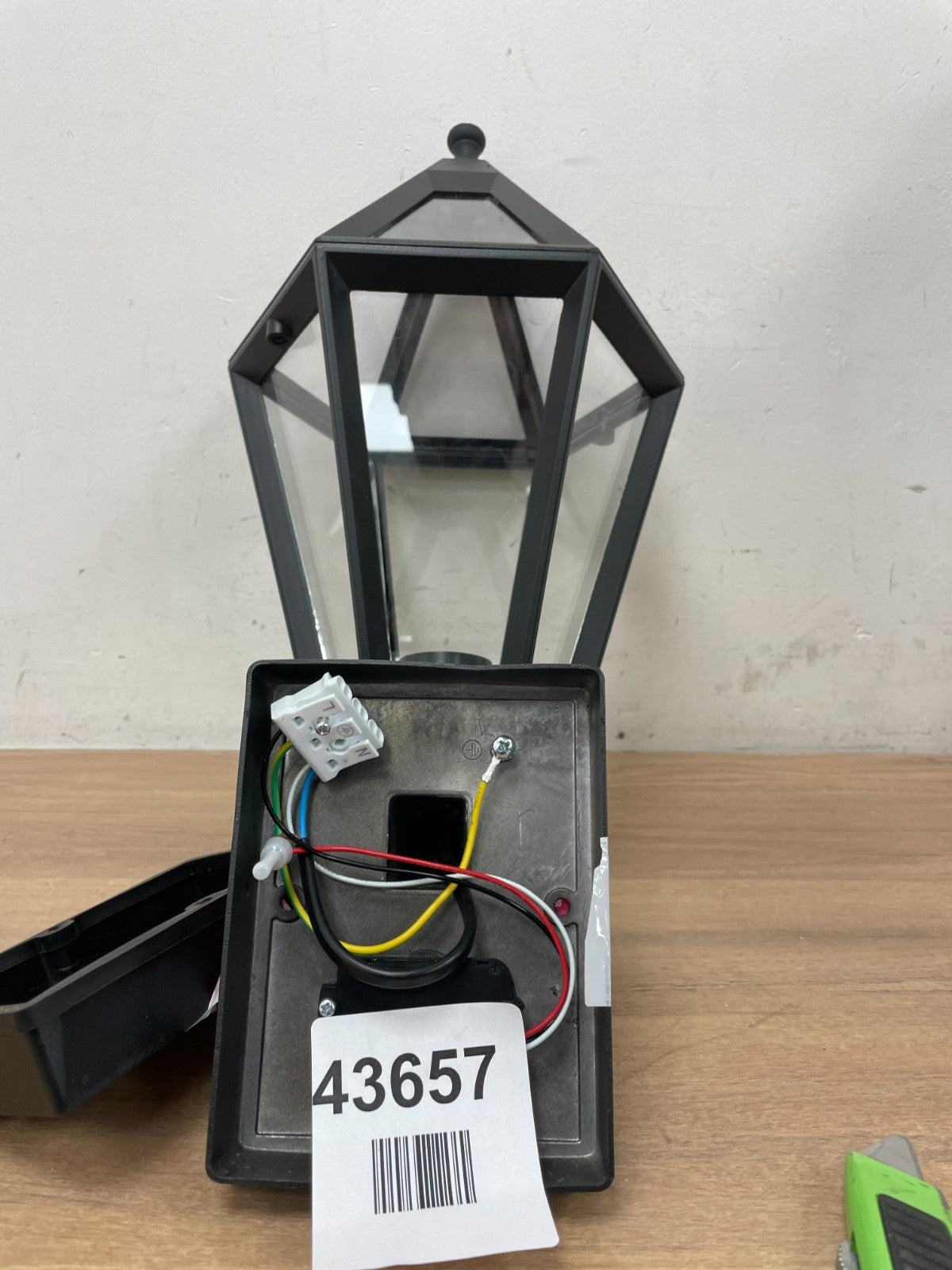 GoodHome Radley Fixed Matt Black Mains-powered Outdoor Up Wall light — New (other) (photo 7)