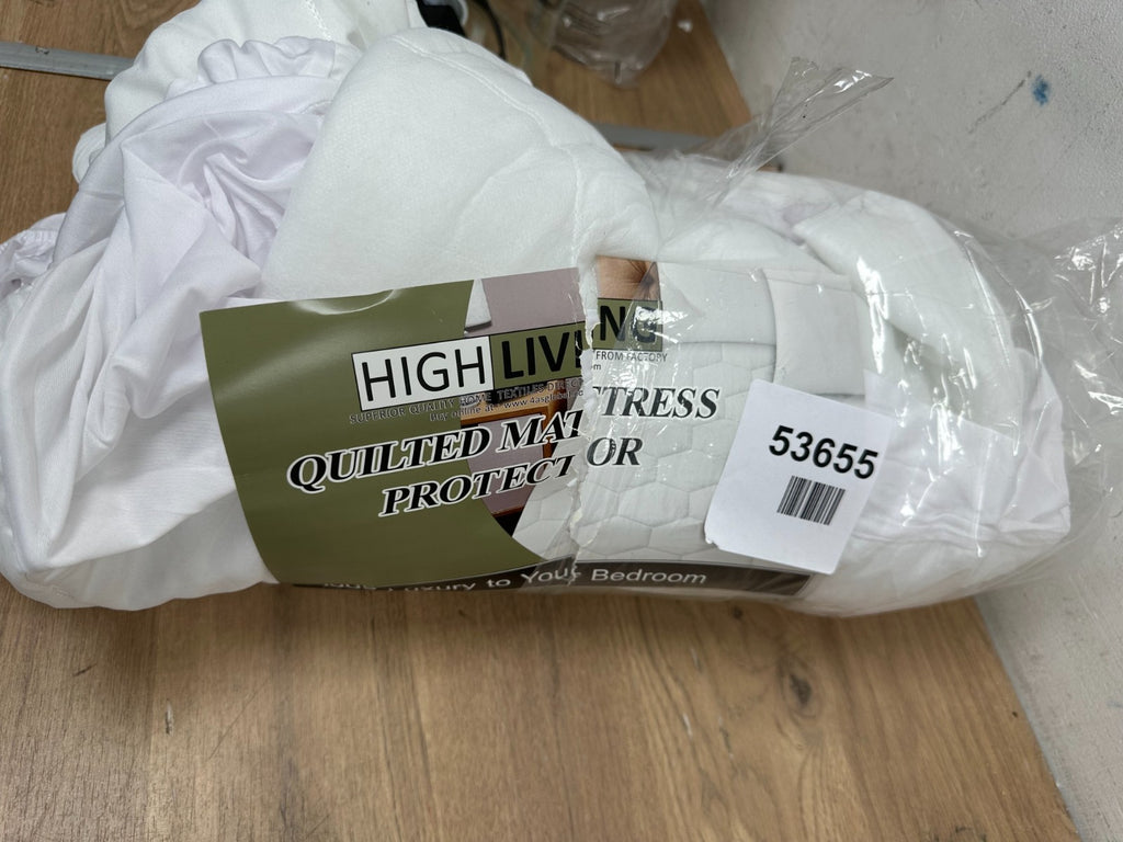 HIGH LIVING Quilted Mattress Protector, Hypoallergenic Extra Deep Fitted Mattres