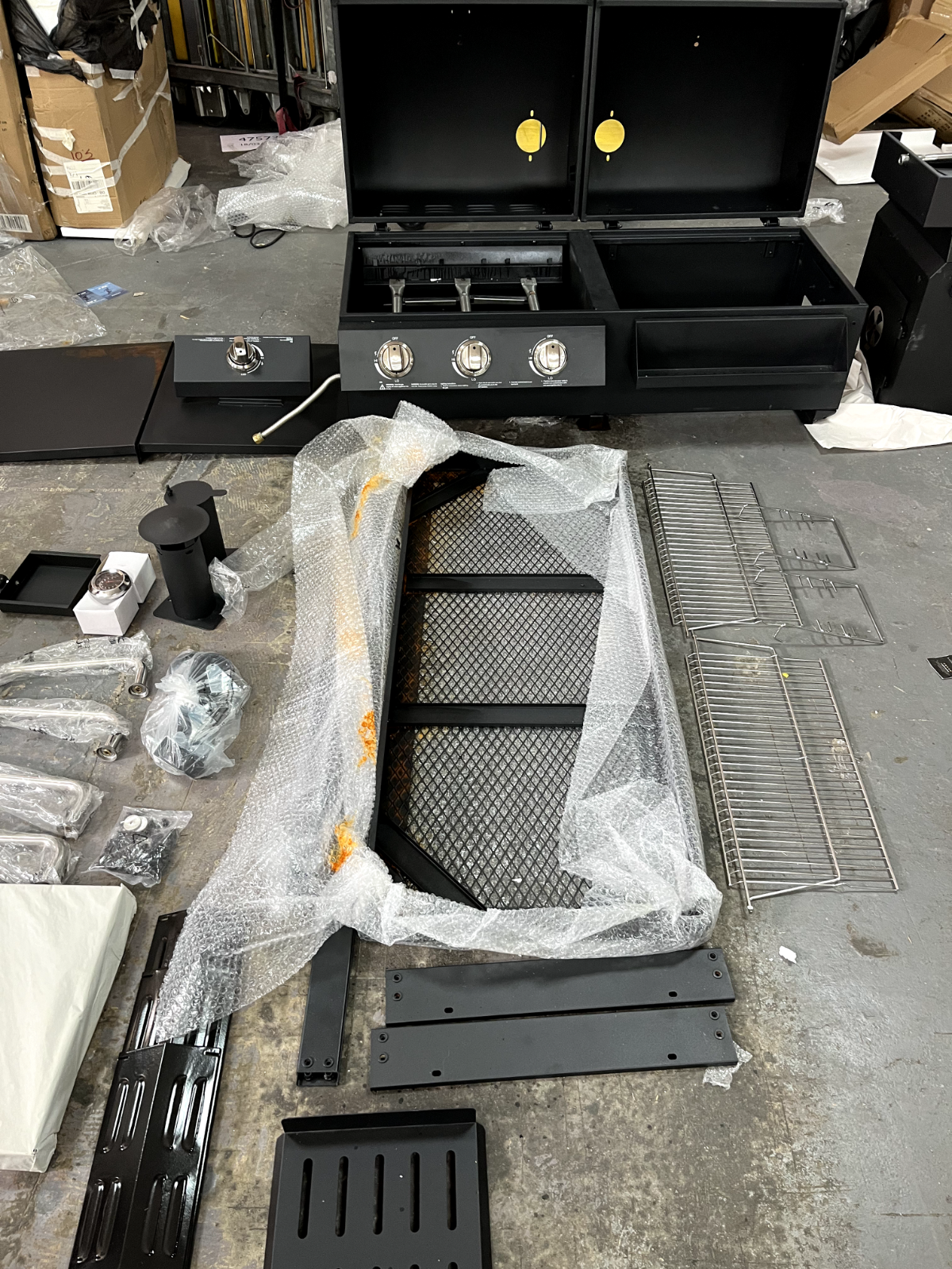 Tower 4 in 1 Dual Fuel Large Capacity Wagon Grill T978507