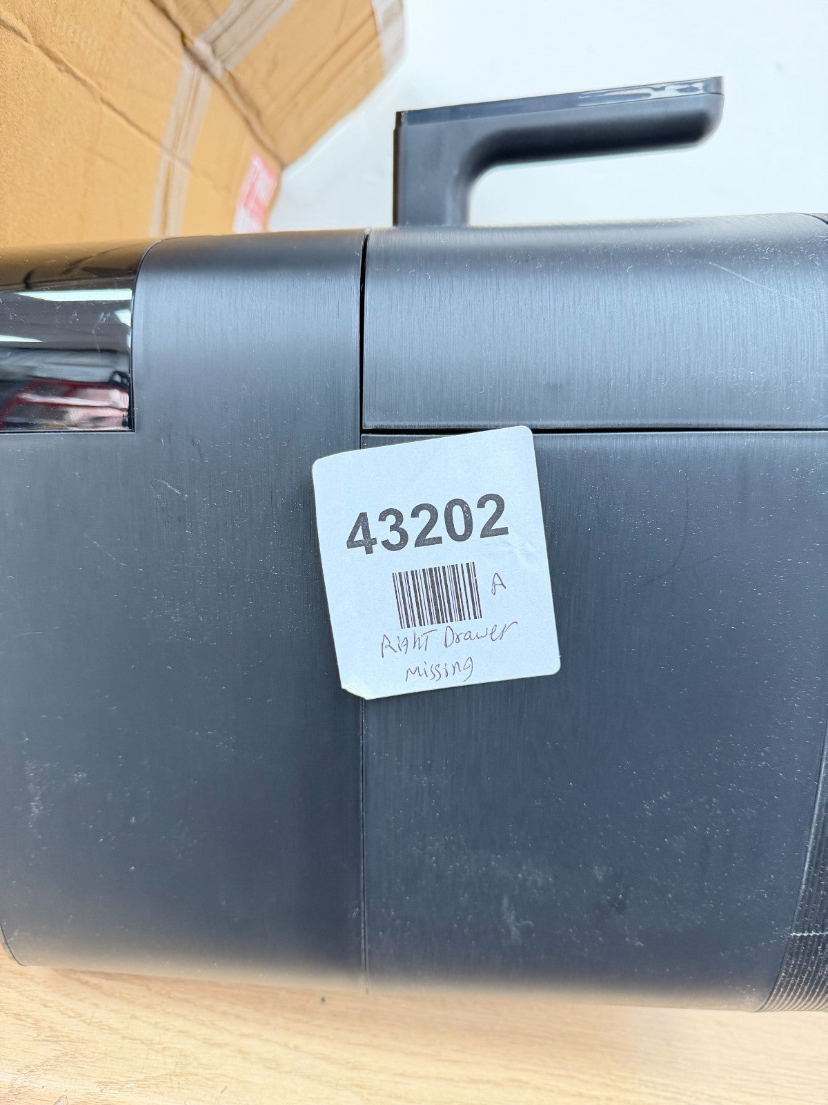 Tefal Dual Easy Fry & Grill Air Fryer - EY9018- Right drawer missing
