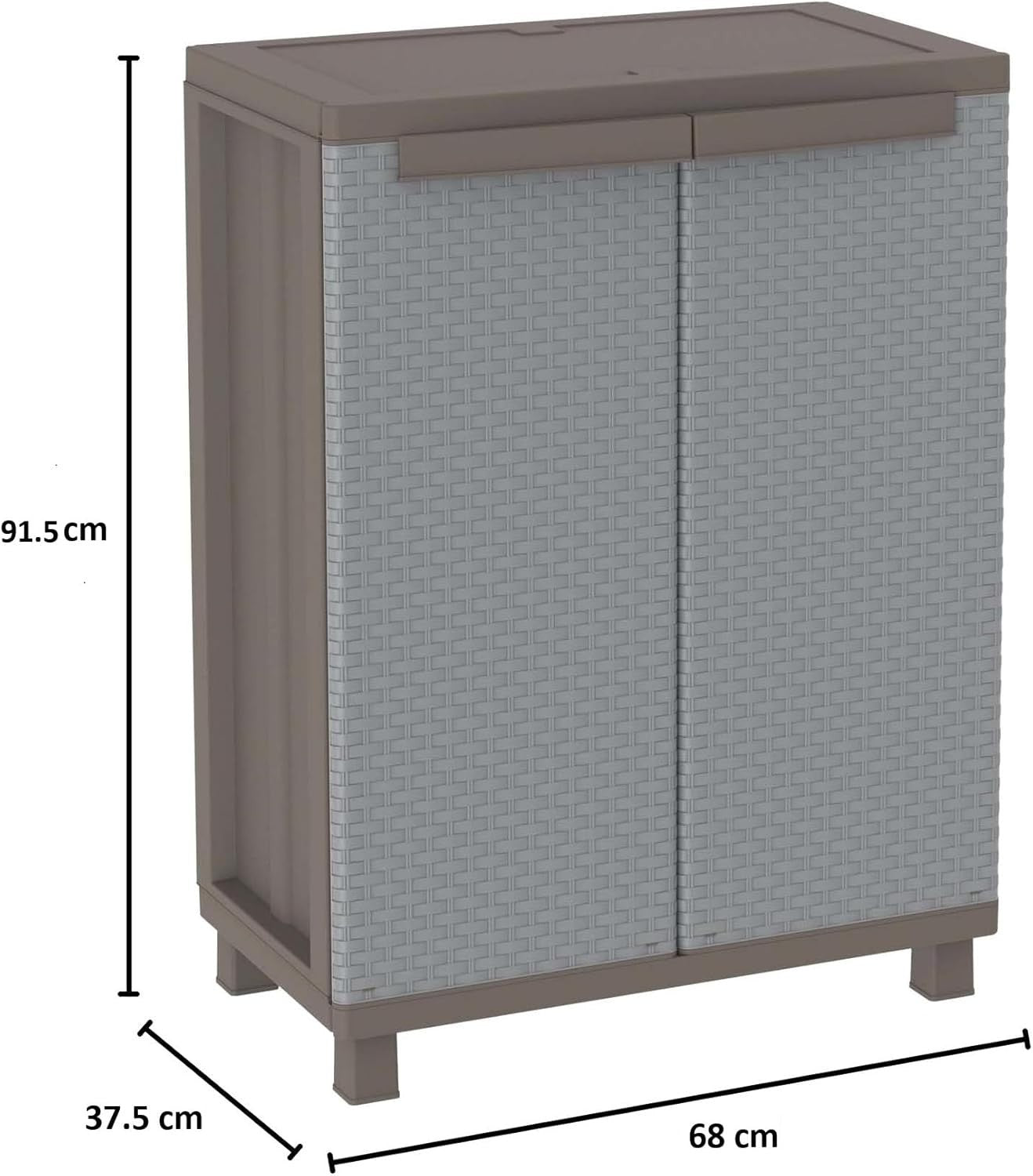 Terry, Jrattan 68, Wardrobe 2 Doors with 1 Internal Shelf. 68 x 37.5 x 91.5 cm — New (other) (photo 3)