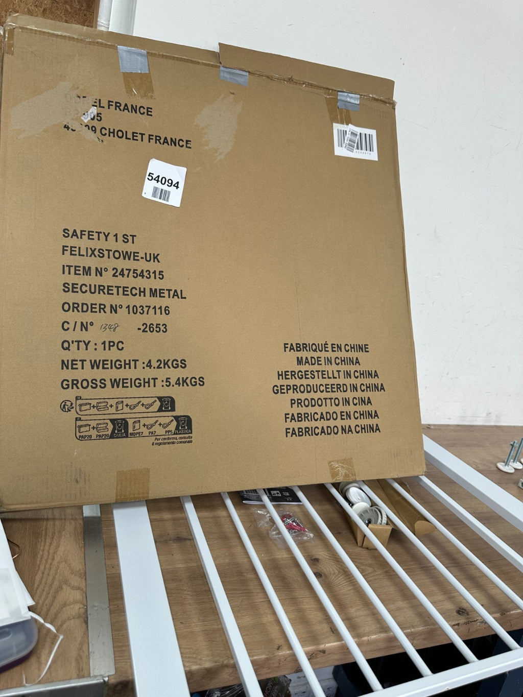 Safety 1st Quick Close+ Baby Stair Gate U-Pressure Fit (min 73 - max 80cm) — Used (photo 6)