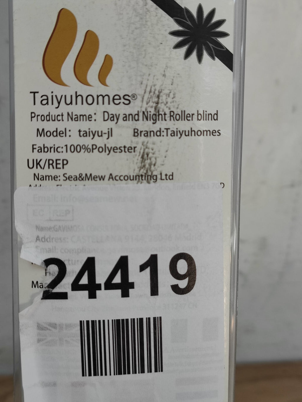 Taiyuhomes Day and Night Roller Blind