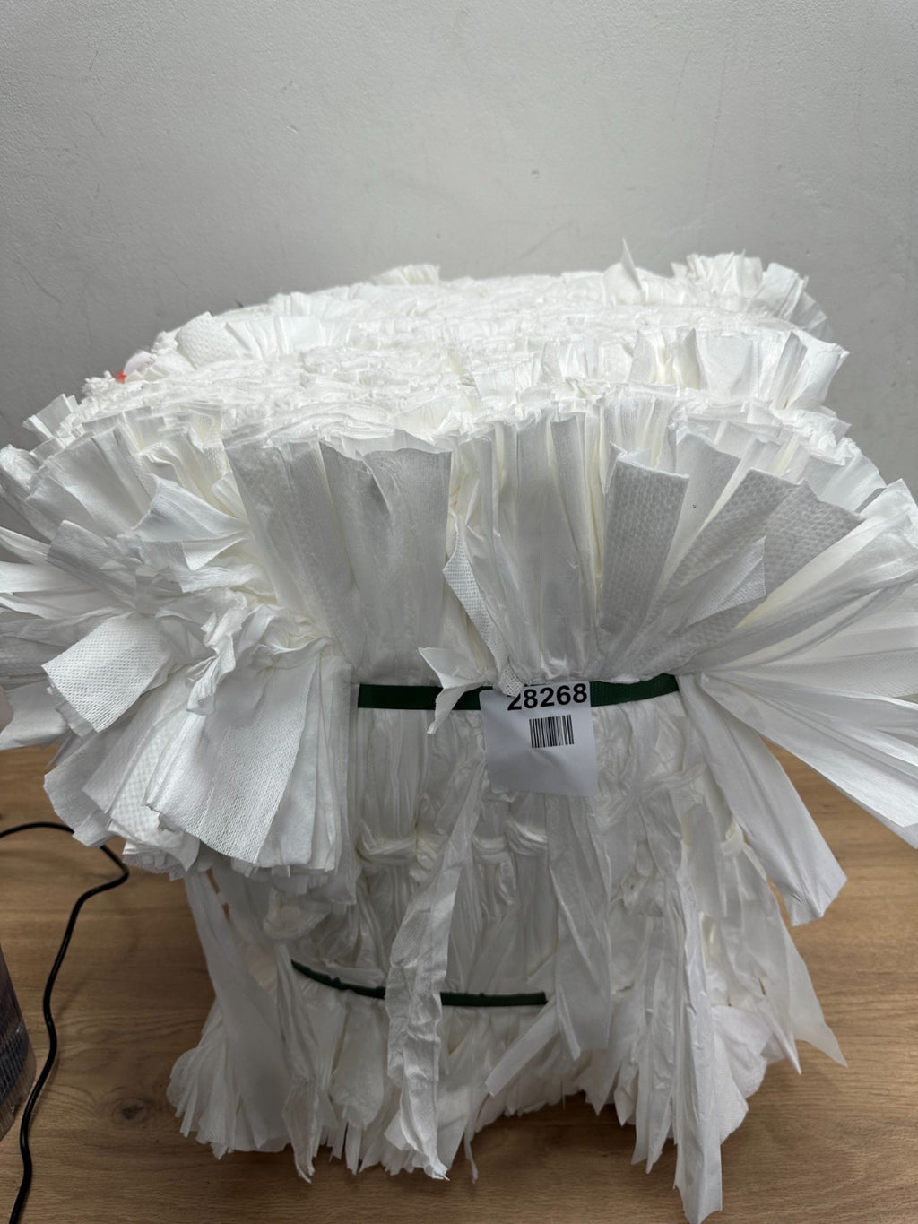 Cut Recycled White Sheeting Rags Wiping Rag Textile Waste Wipers