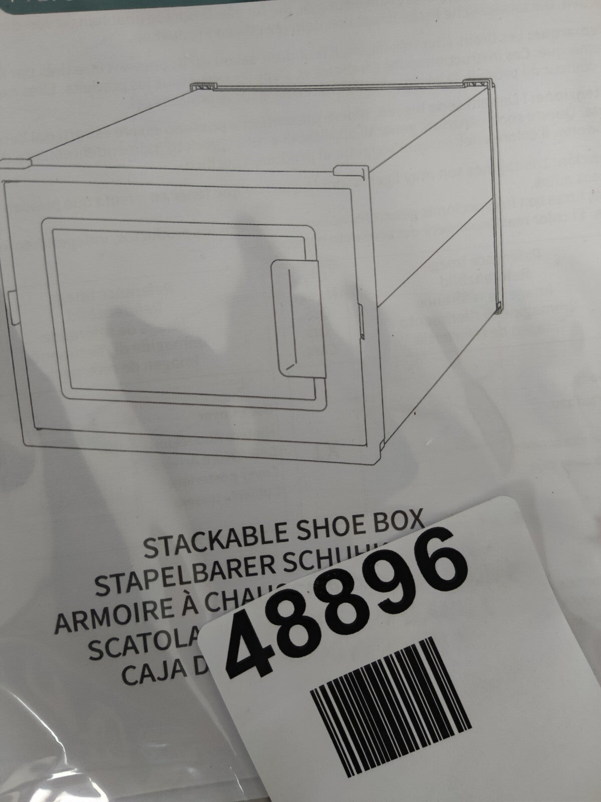 Stackable shoe box