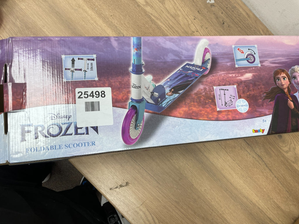 Frozen foldable scooter