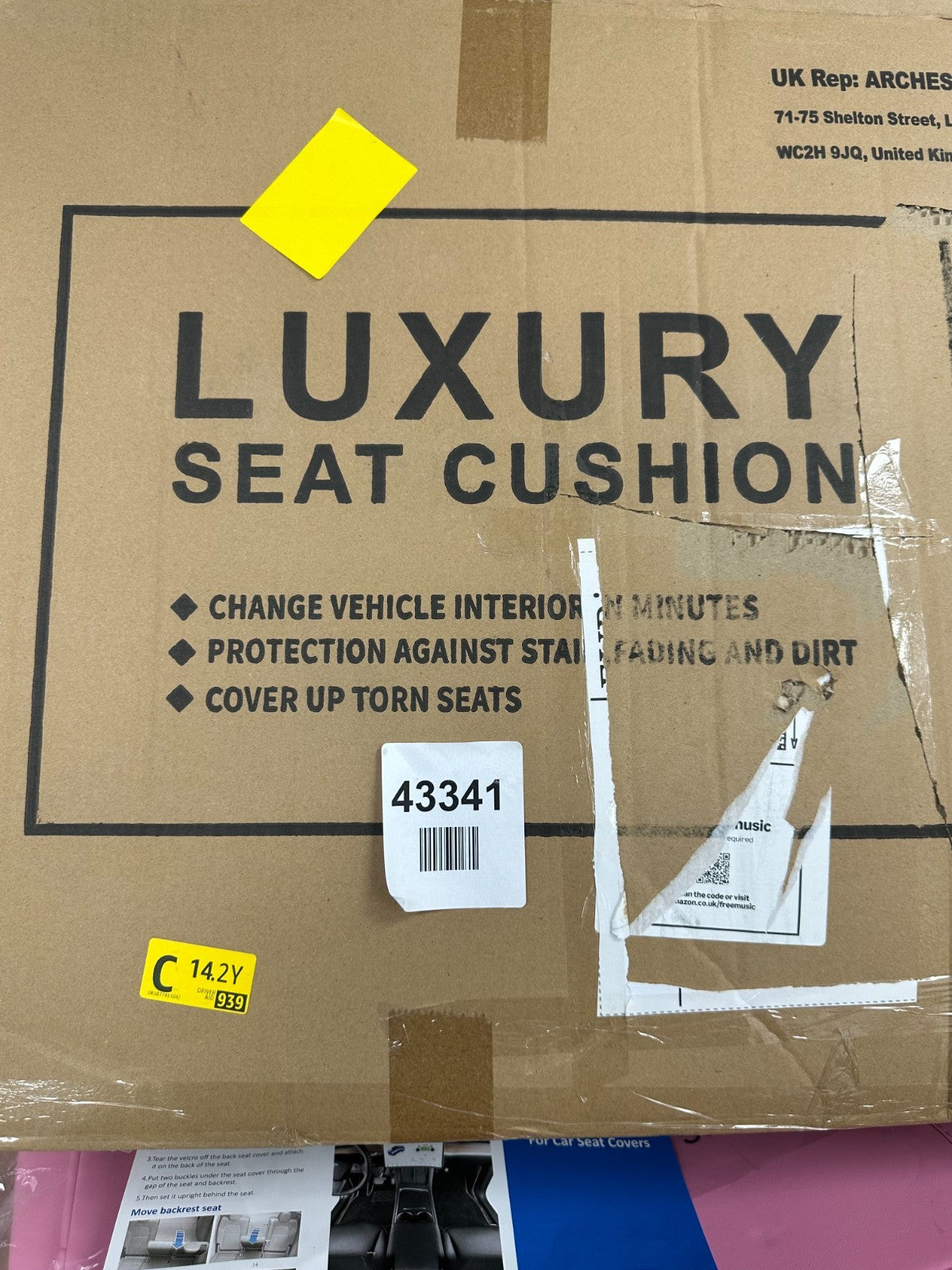 Luxury Seat Cushion for Tesla In Pink