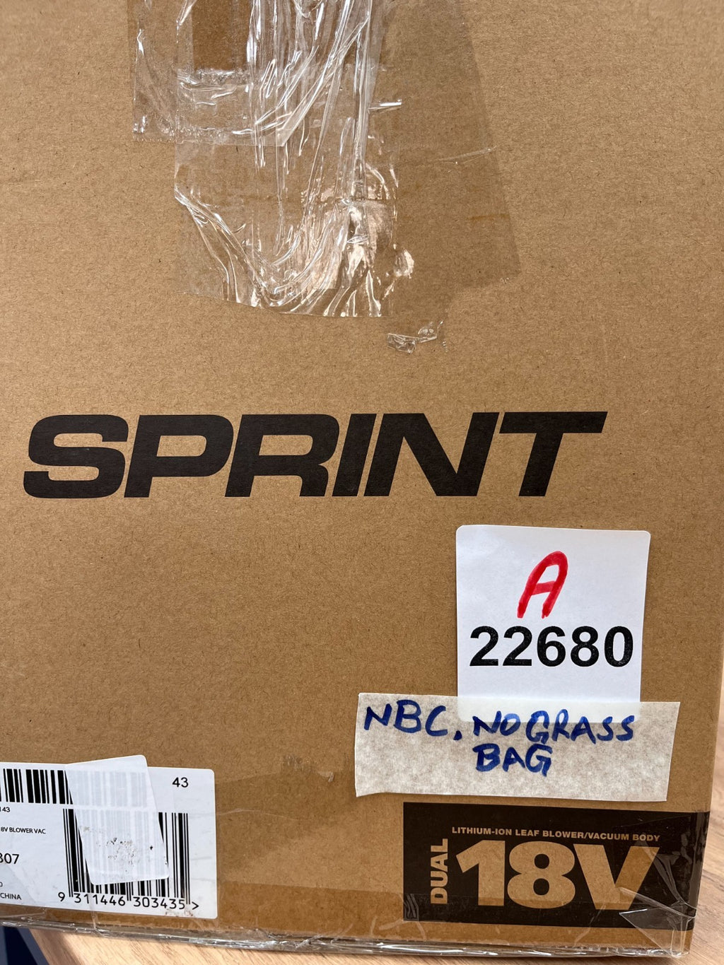 Sprint Dual Li-Ion Cordless Leaf Blower Vacuum Body