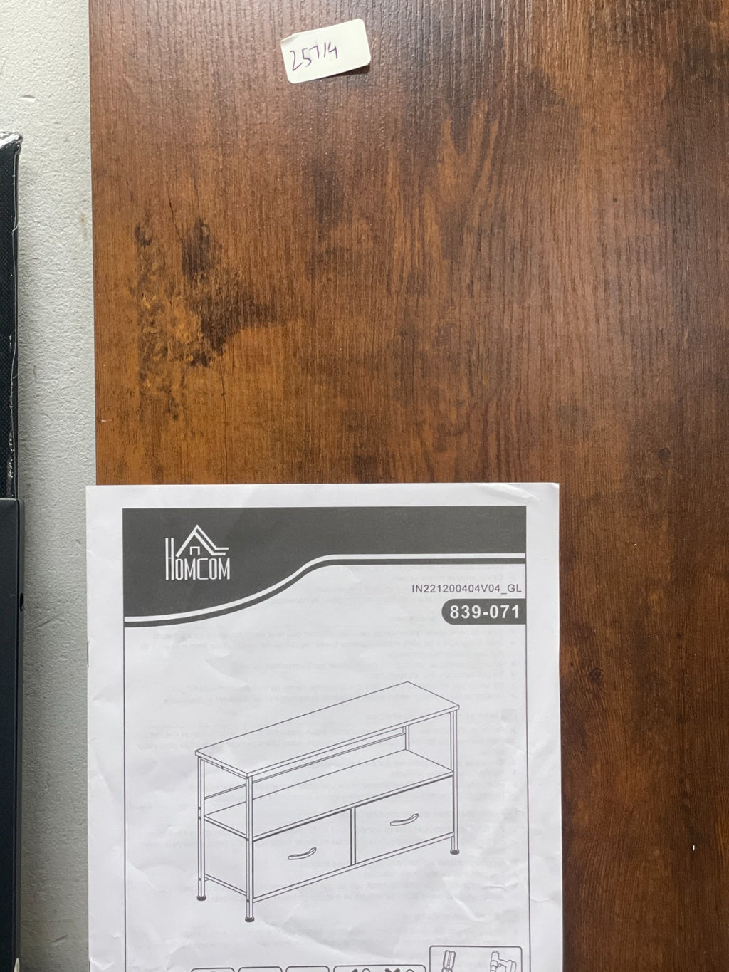 HOMCOM 839-071 TV Cabinet