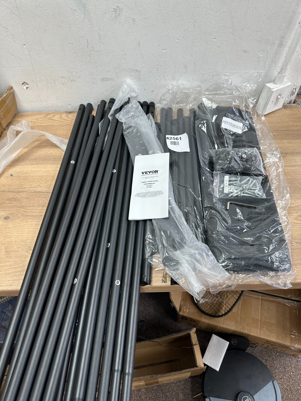 Vevor fabric room divide PFFSTGHS010