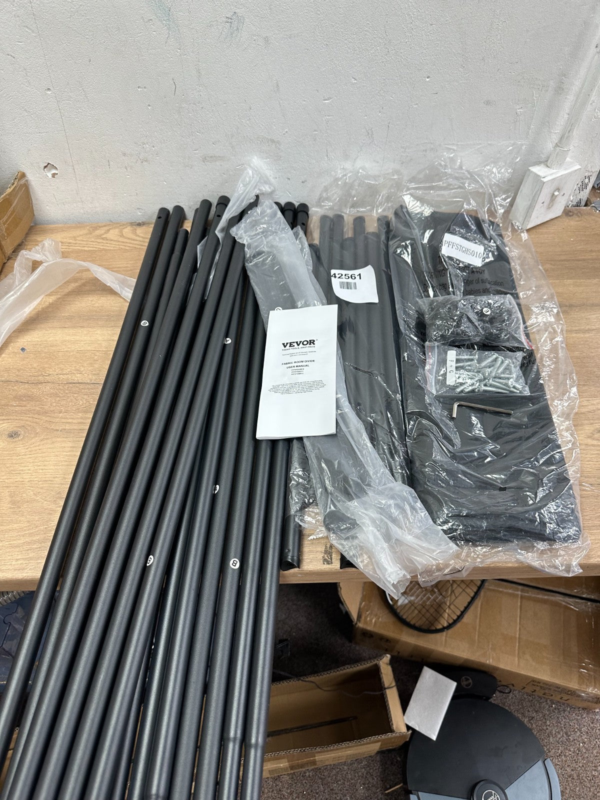 Vevor fabric room divide PFFSTGHS010