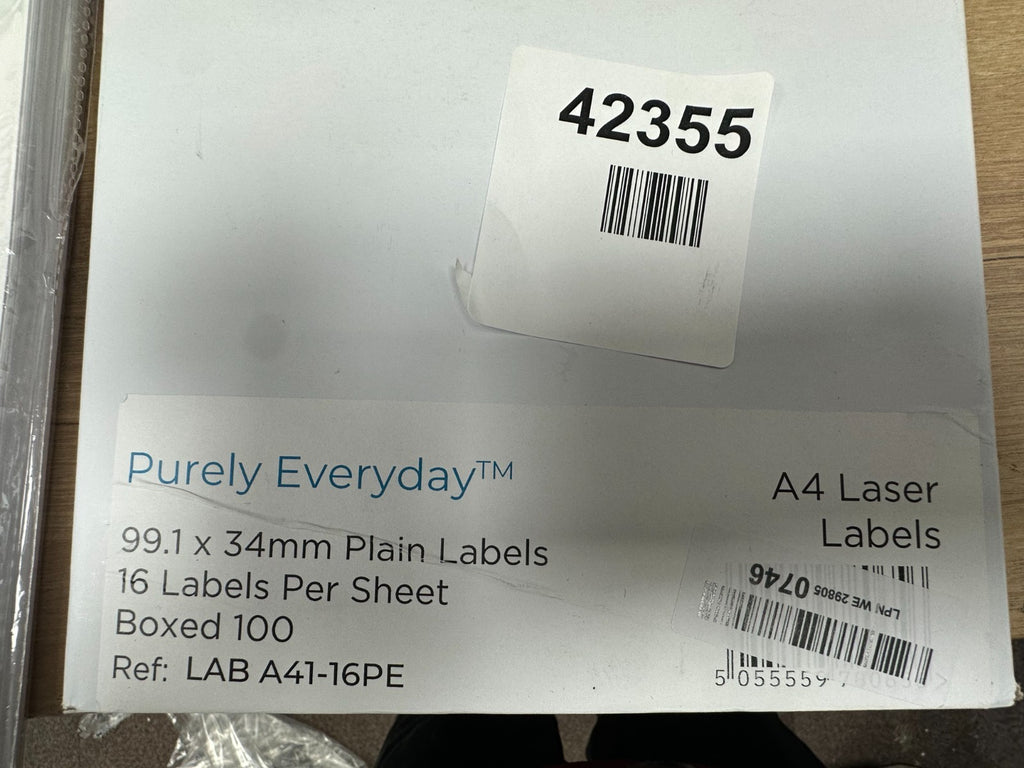 Purely everyday A4 laser labels