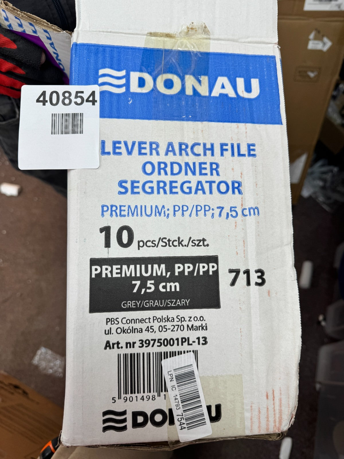 DONAU lever arch file ordner segregator 10 pcs set