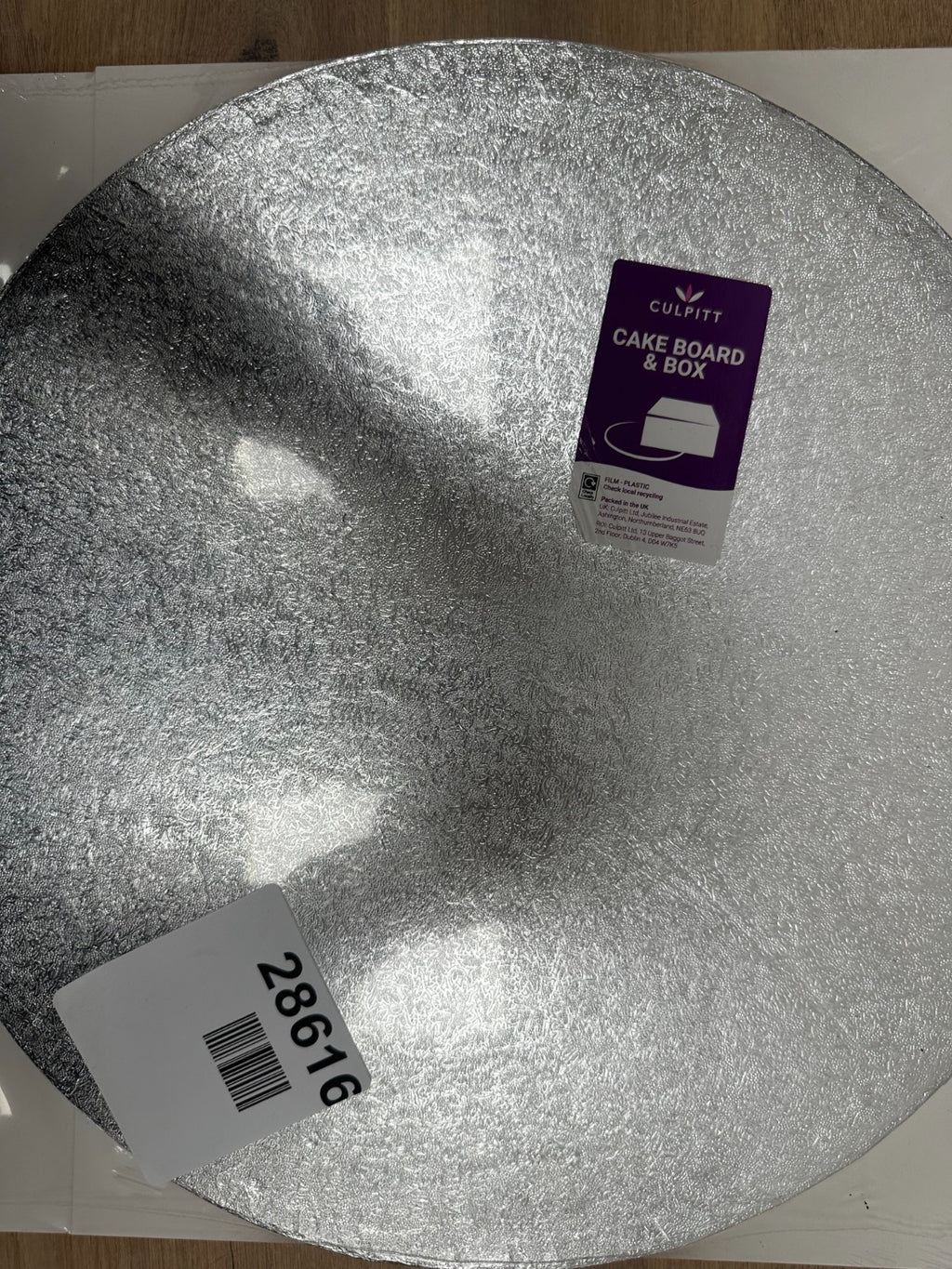Culpitt Packing Cake Board - White