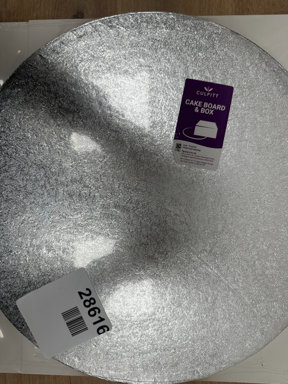 Culpitt Packing Cake Board - White