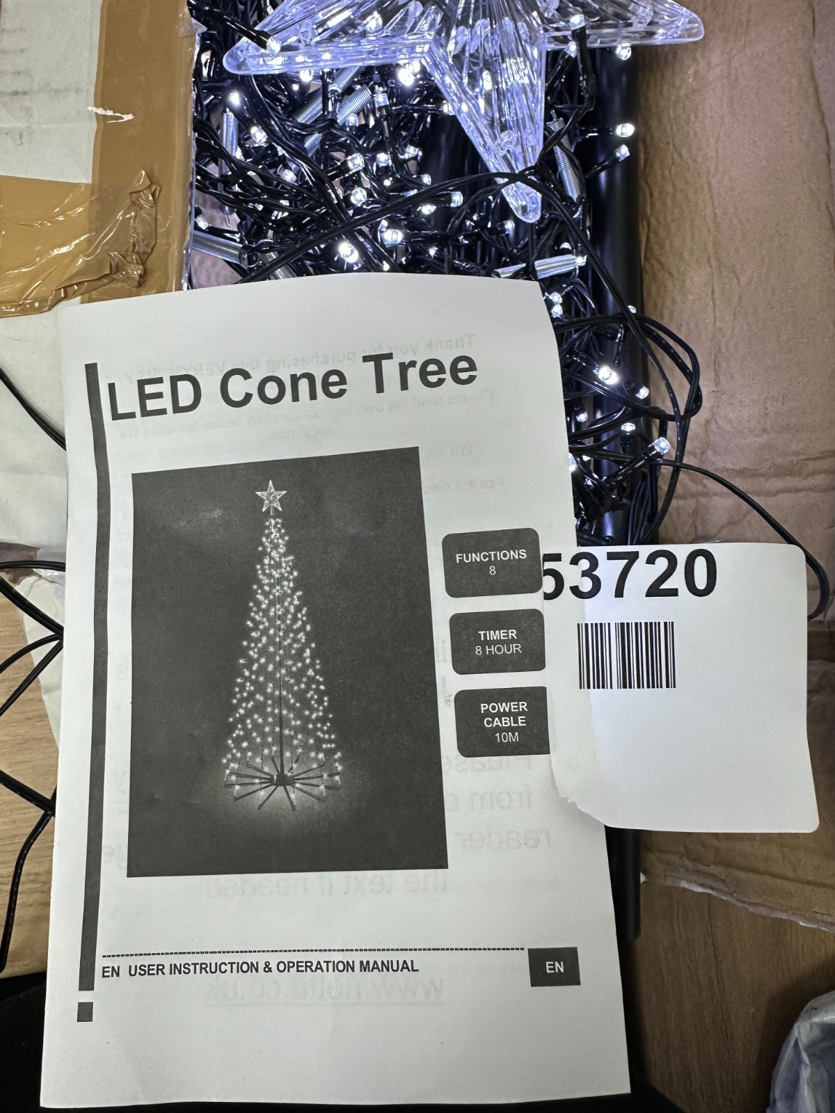 Netta 104182 LED cone tree