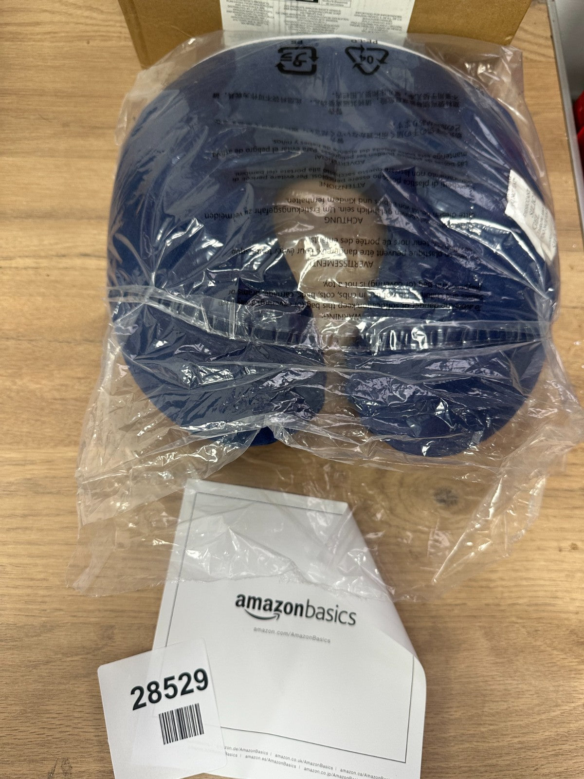 Amazon Basics Semicircular Memory Foam Travel Neck Pillow