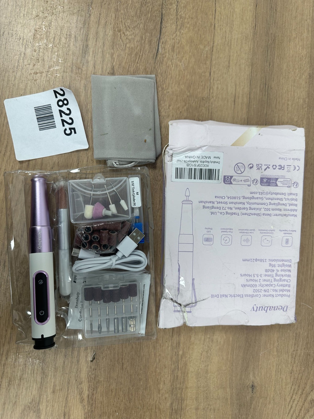 Denabuty Professional Cordless Electric Nail Drill