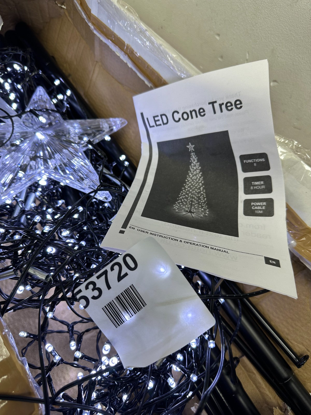 Netta 104182 LED cone tree