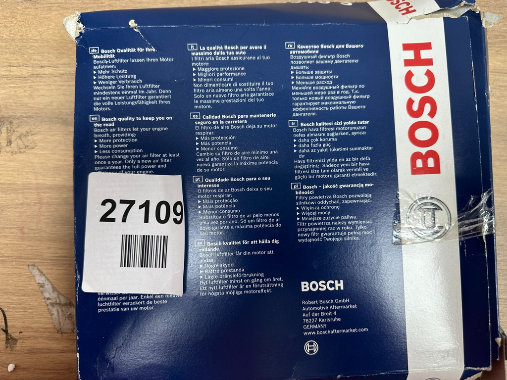 Bosch Premium Air Filter S0165