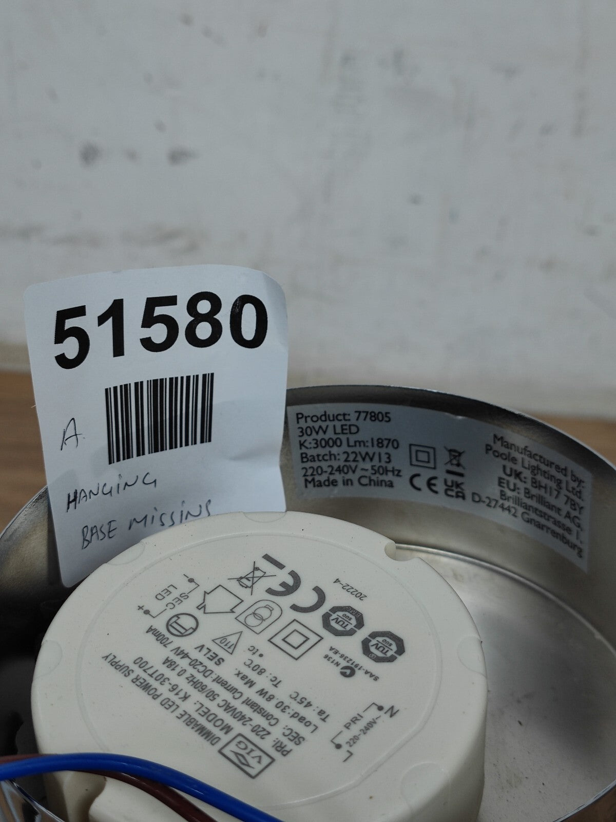 poole lighting 77805