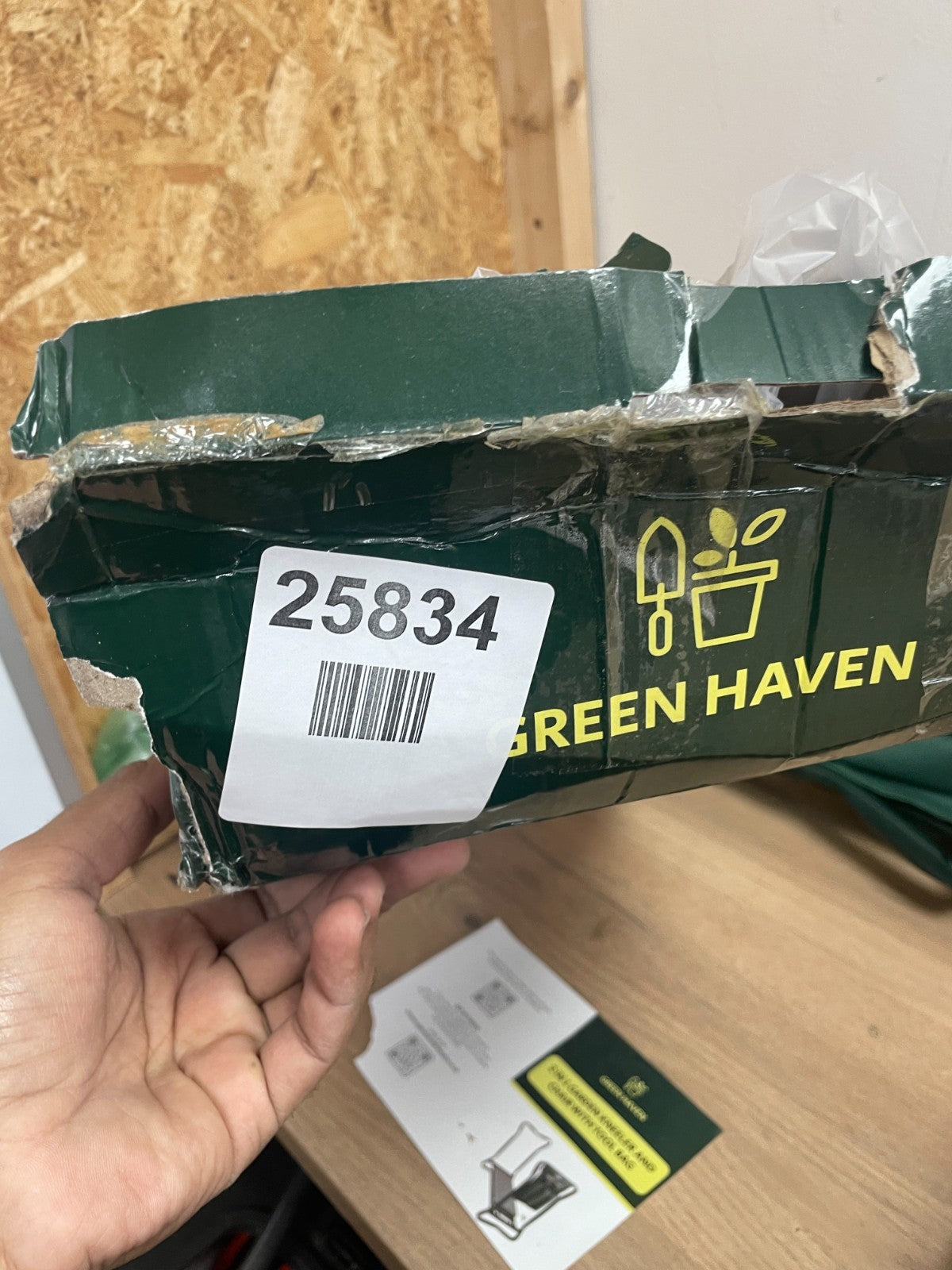 Green Haven Heavy Duty Foldable Garden Kneeler Foam Seat