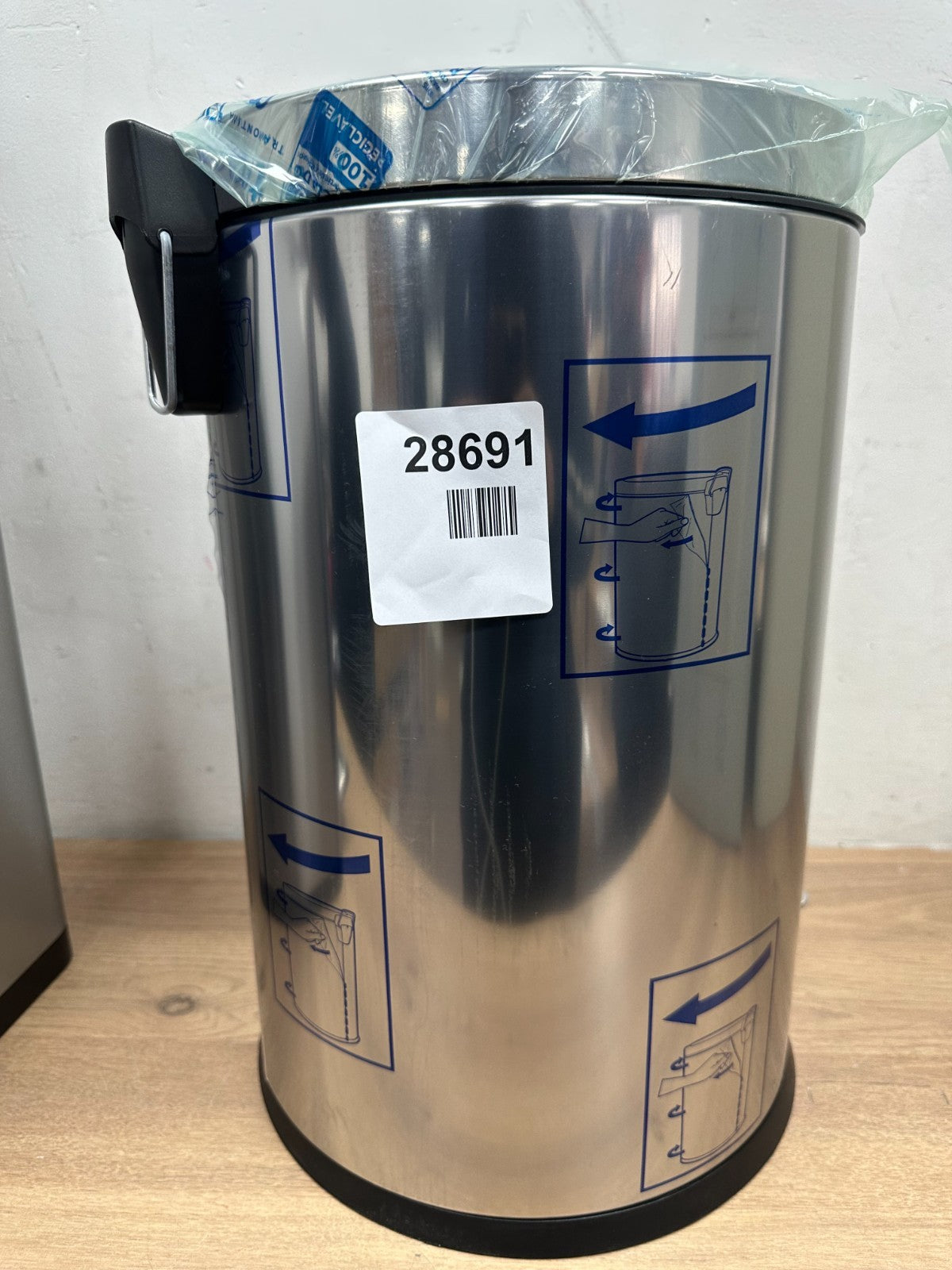 Tramontina 20L Stainless Steel Pedal Bin