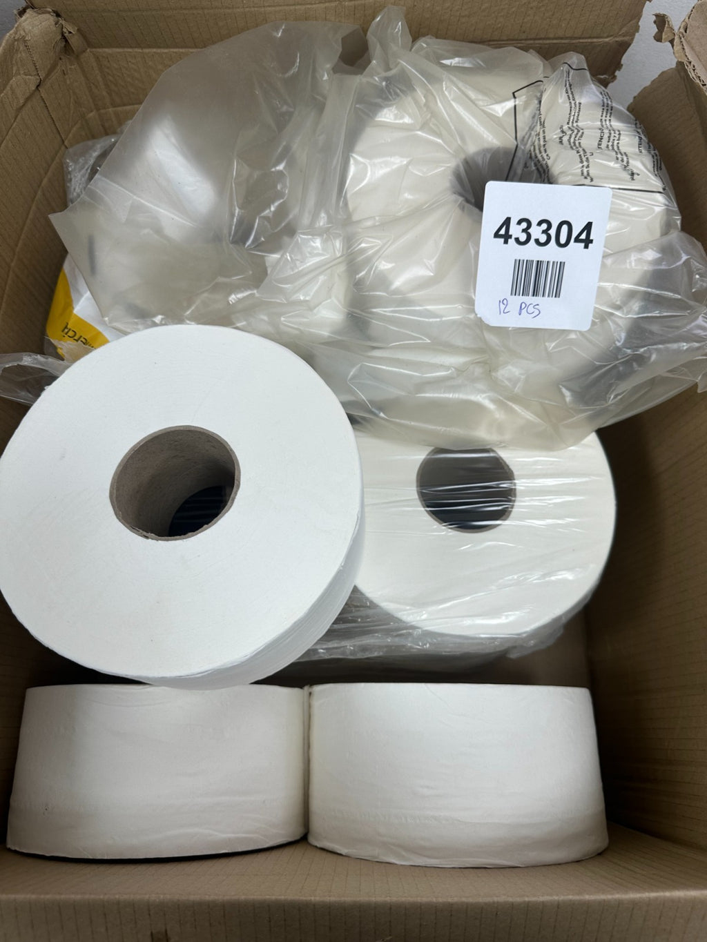12 Mini Jumbo Toilet Rolls Toilet Paper Commercial Toilet Rolls Toilet Paper