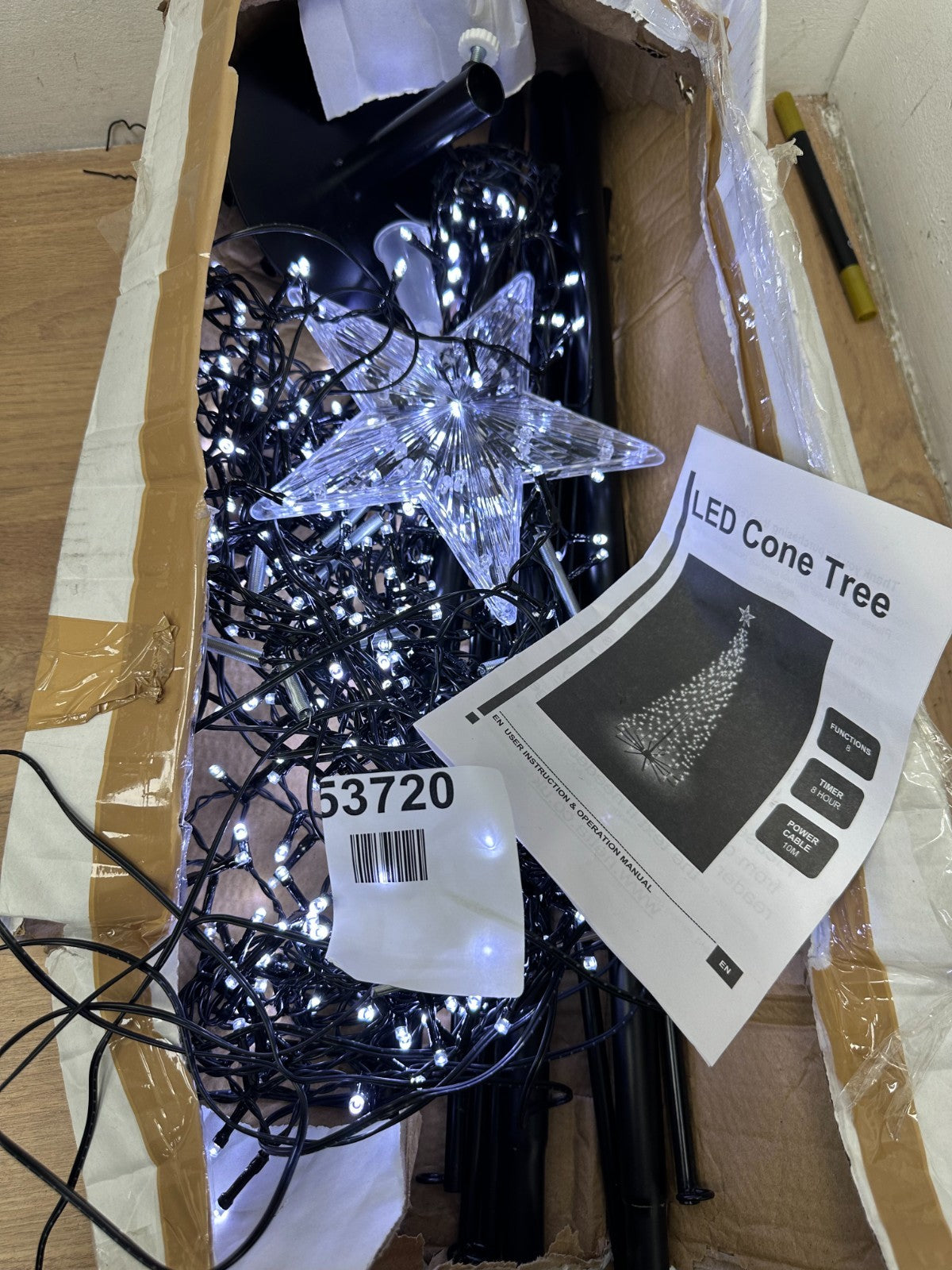 Netta 104182 LED cone tree