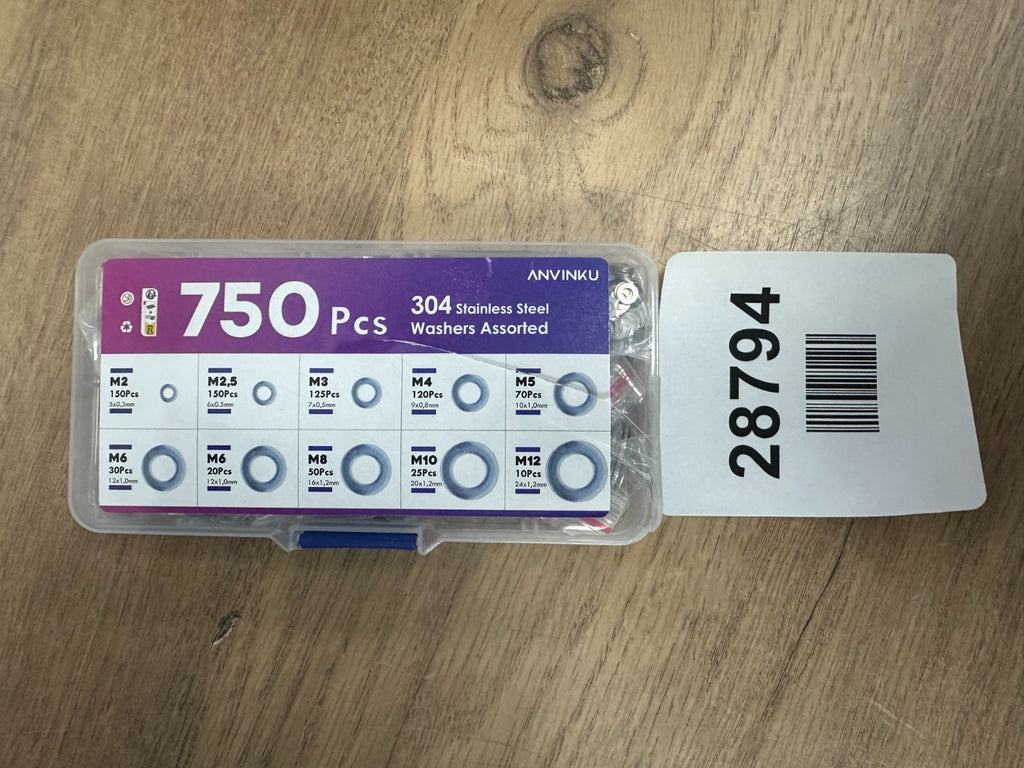 Anvinku stainless steek washers assorted
