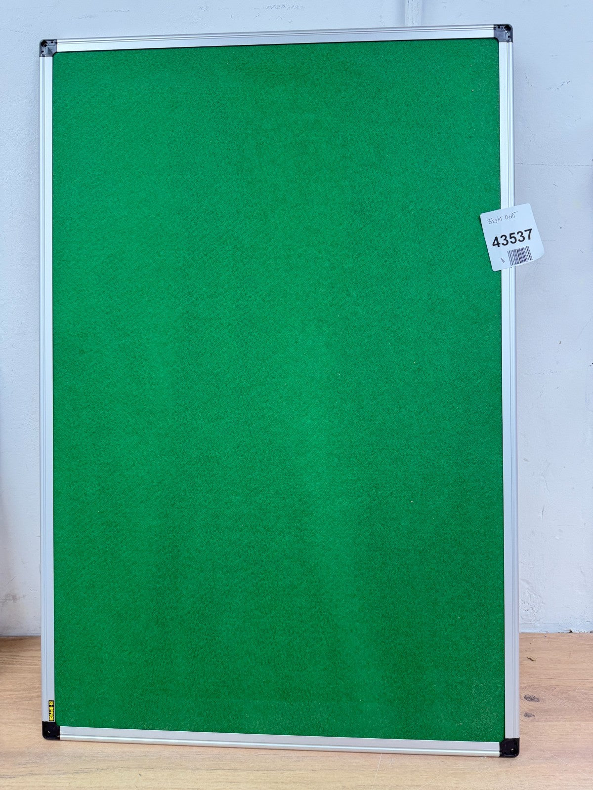 Bi-Office Notice Board Maya, Green Felt, Aluminium Frame, 90 x 60 cm