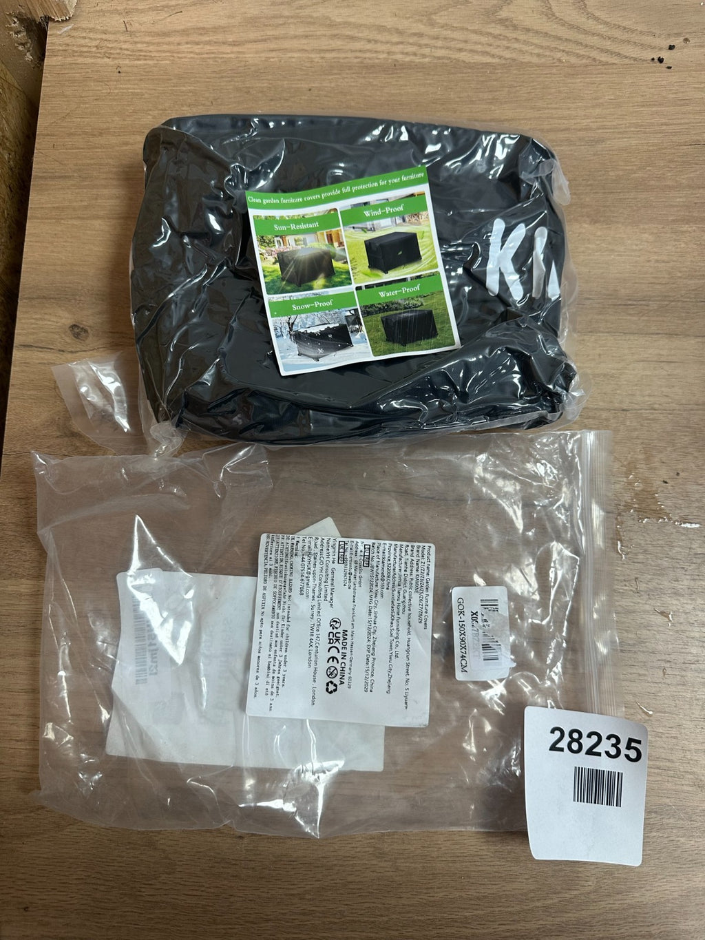 Garden furniture covers