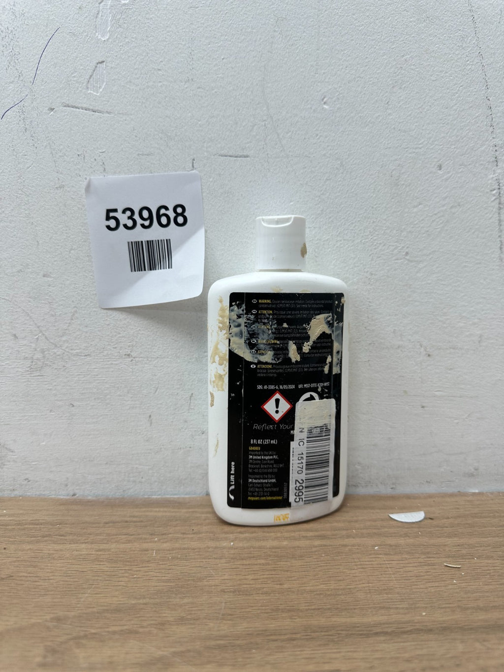 Meguiars Perfect Clarity Glass Polishing Compound G8408EU, 8 oz (236 ml)