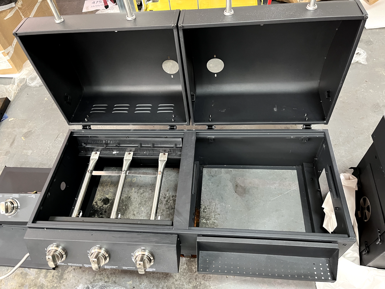 Tower 4 in 1 Dual Fuel Large Capacity Wagon Grill T978507