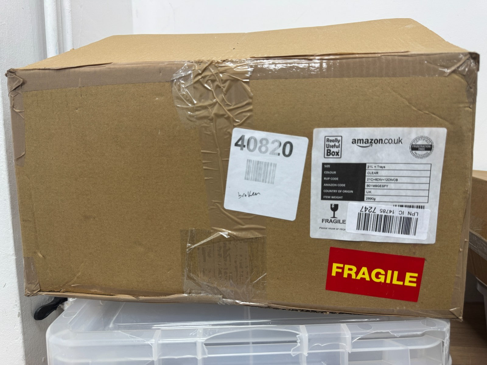 ‎Really Useful Box 21L Storage Box