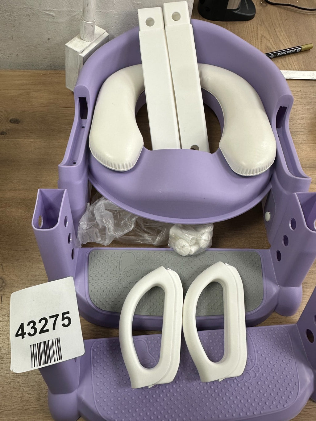 Potty Training Ladder Adjustable Height Soft Cushioned Seat