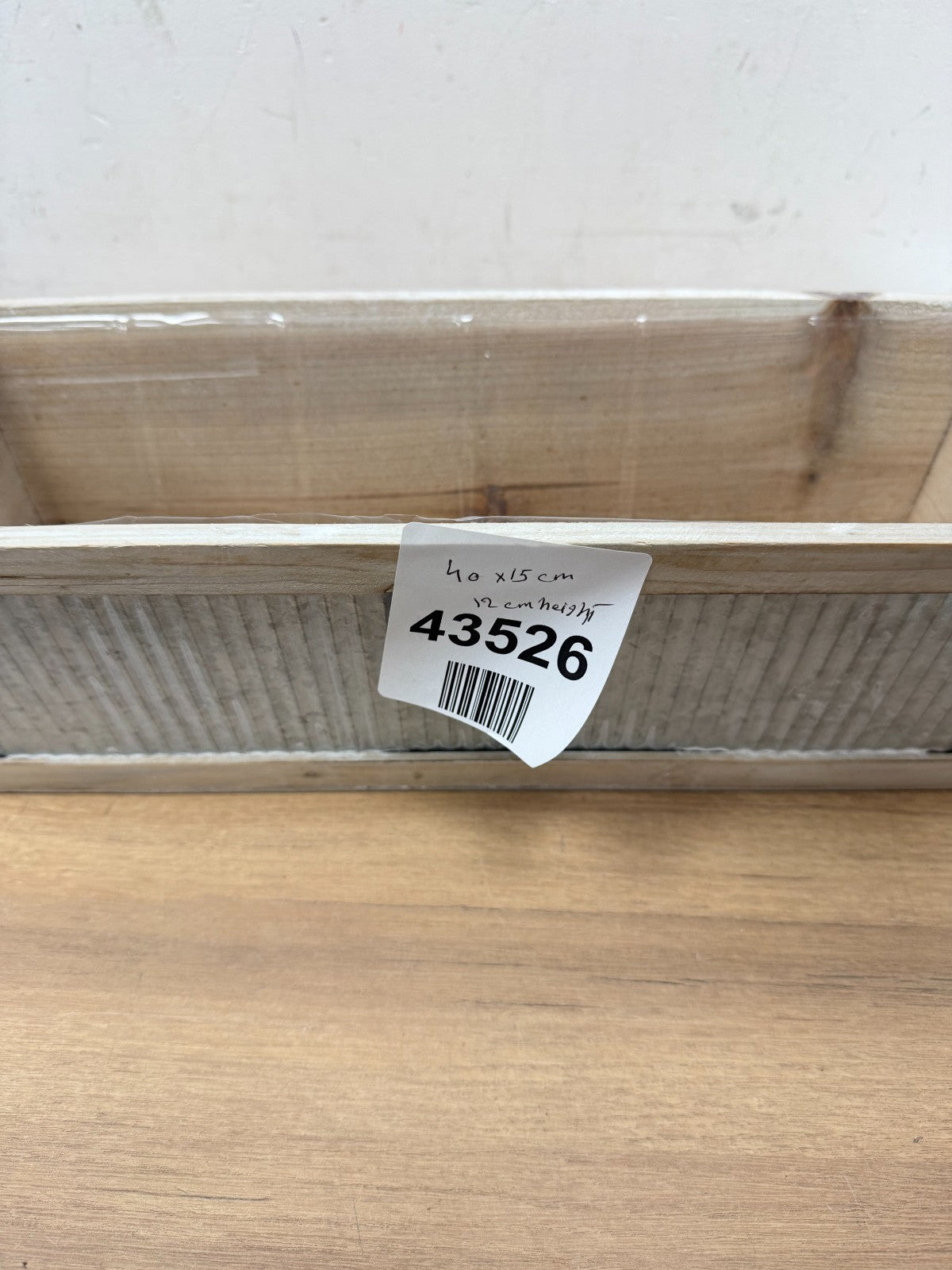 Classic Home and Garden Wood Window Box - 12 cm height