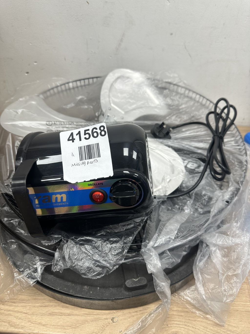 RAM 450mm (18") Heavy Duty Wall Fan - 3 Speed — New (other) (photo 2)