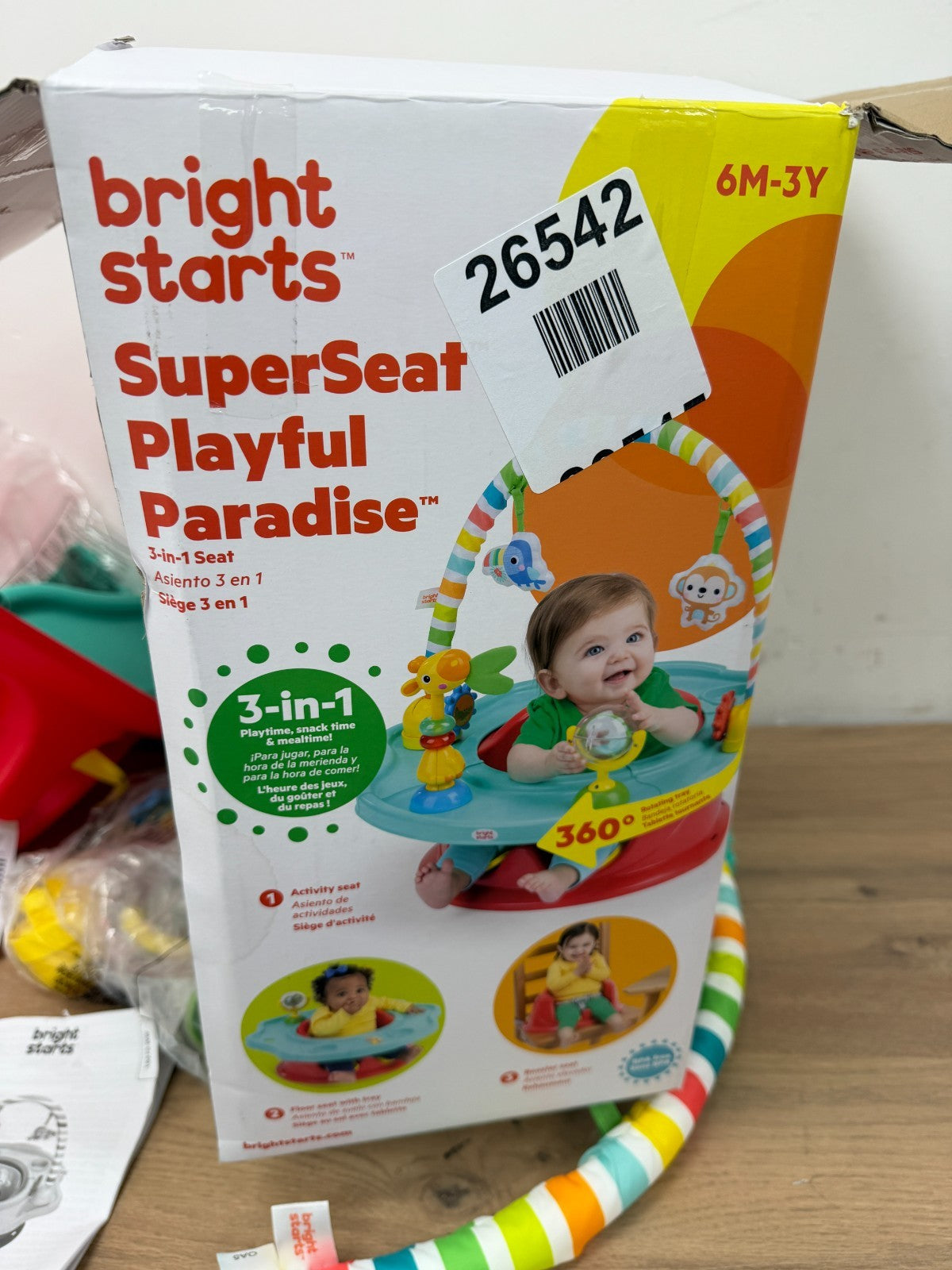 Bright Starts Safari Portable Swing