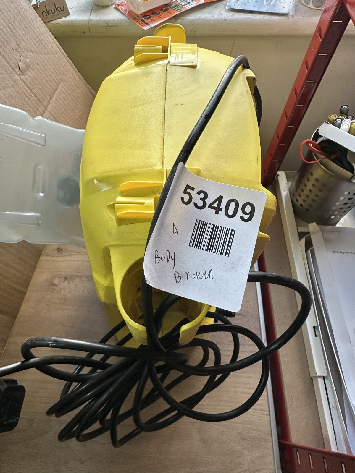 Kärcher K3 Power Control High Pressure Washer- Body Broken — Used (photo 2)