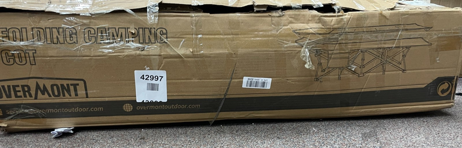 OVERMONT Folding Camping Bed